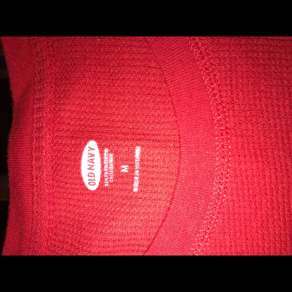 Long sleeve waffle tee